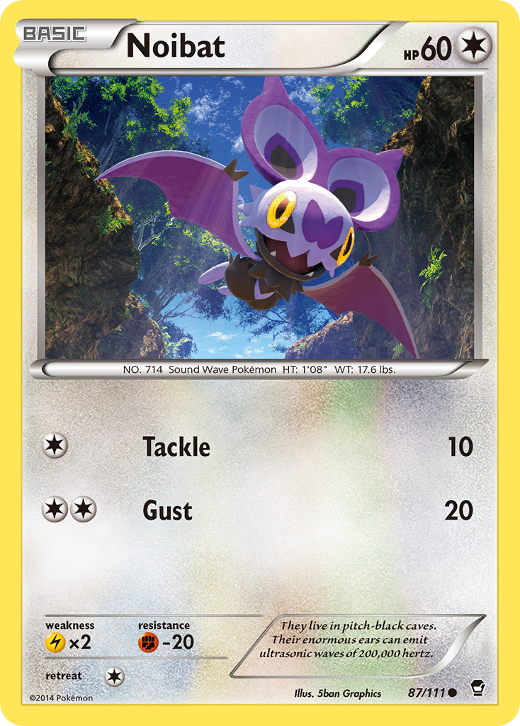 Noibat 87/111 Common Furious Fists NM/LP