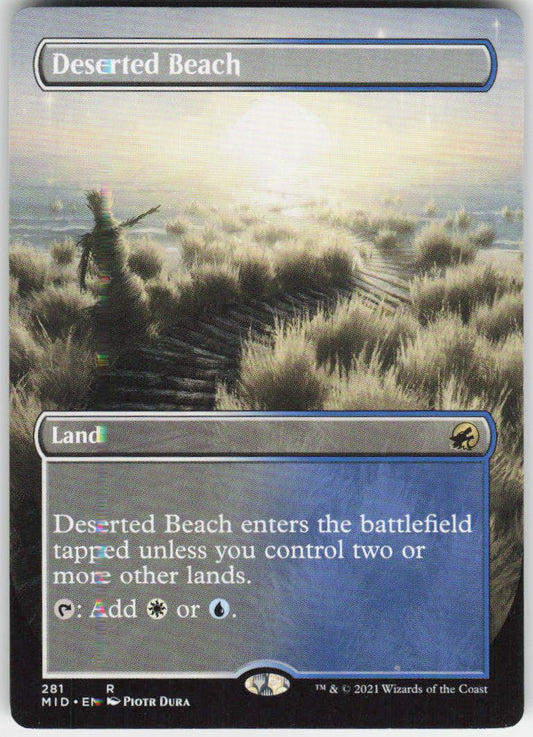 Deserted Beach (Borderless) R Innistrad: Midnight Hunt 281 NM