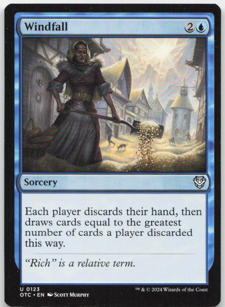 Windfall U Commander: Outlaws of Thunder Junction 123 NM