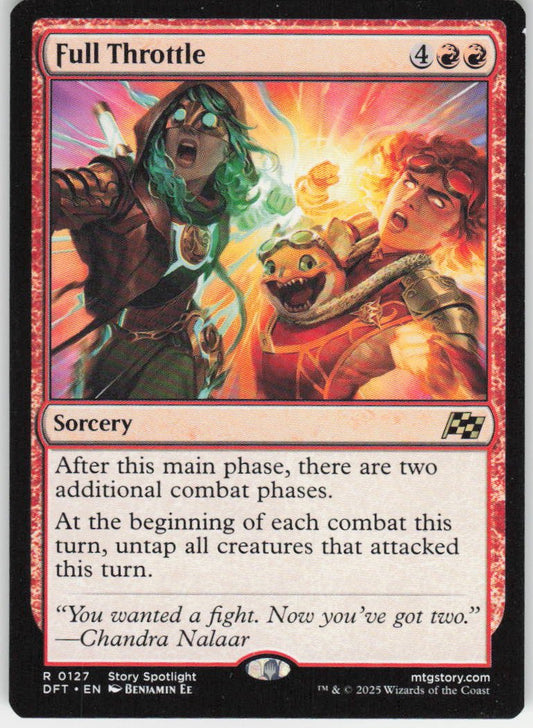 Full Throttle R Prerelease Cards 127 NM