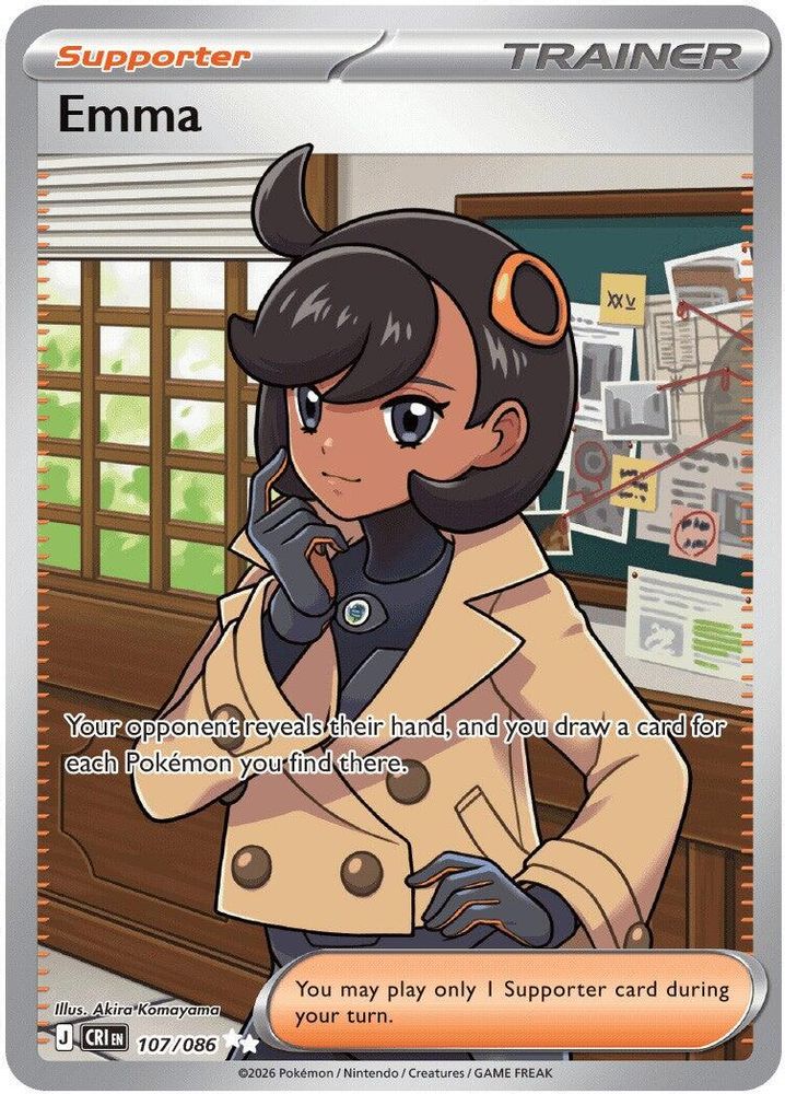 Emma 107/086 Ultra Rare Chaos Rising NM/M