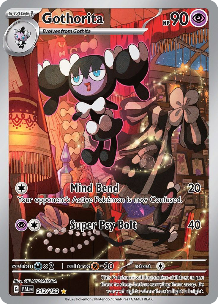 Gothorita 213/193 Illustration Rare Paldea Evolved NM/M