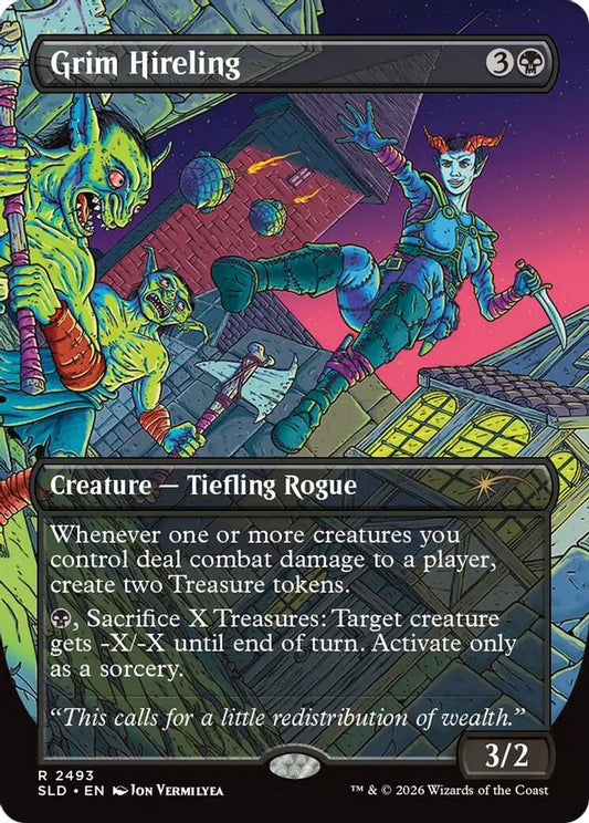 Grim Hireling 2493 Rare Foil Secret Lair Drop Series NM/M