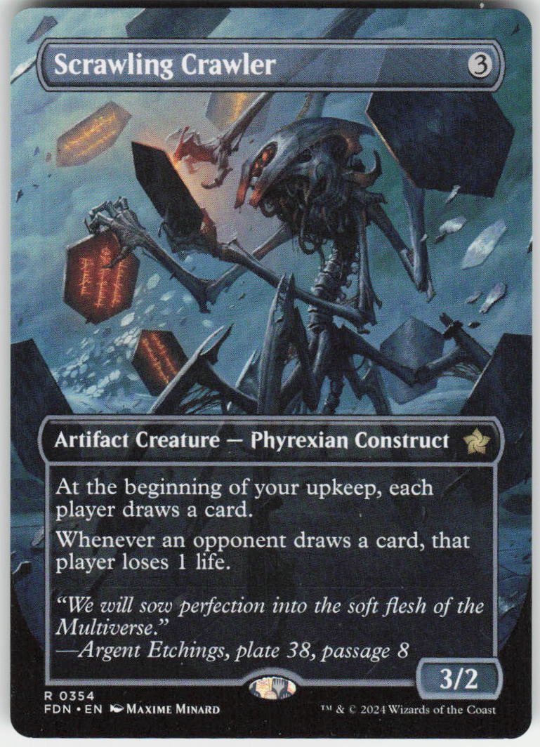 Scrawling Crawler (Borderless) R Foundations 354 NM