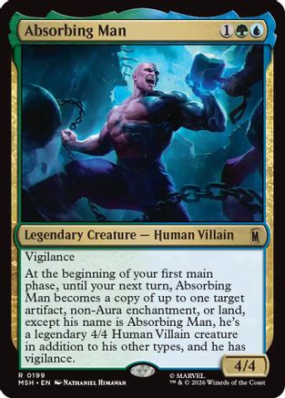 Absorbing Man 199 Foil Rare Marvel Super Heroes NM/M