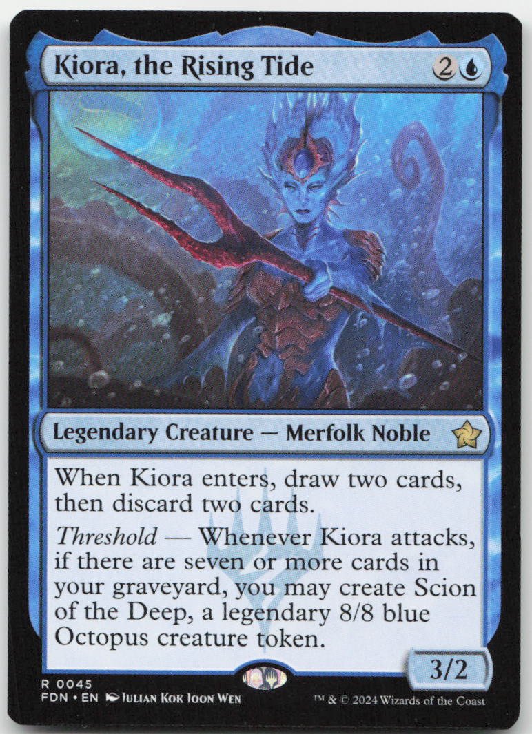 Kiora, the Rising Tide R Foundations 45 NM