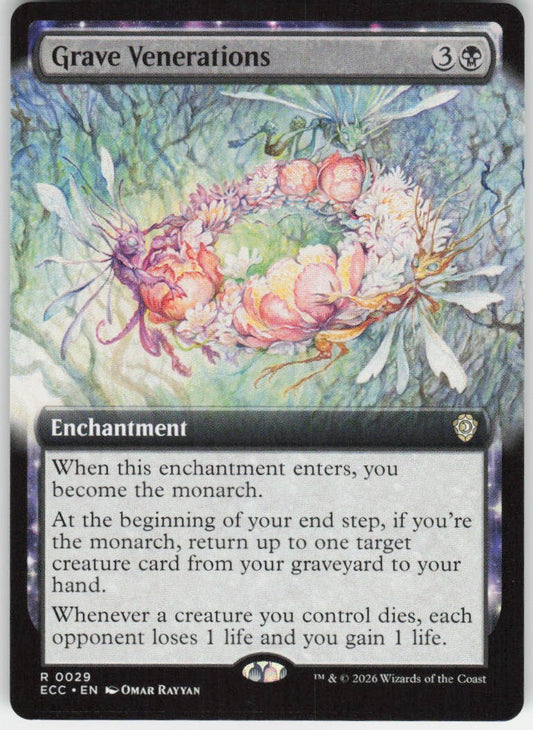 Grave Venerations (Extended Art) R Commander: Lorwyn Eclipsed 29 NM