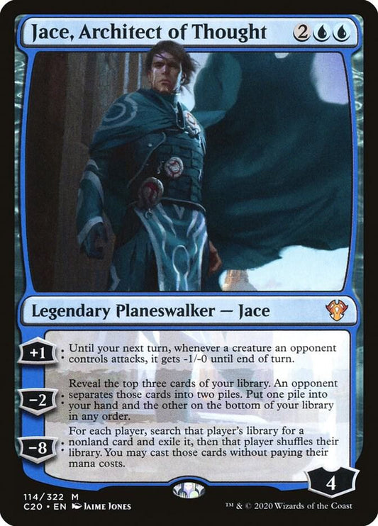 Jace, Architect of Thought 114 Mythic Commander 2020 NM/M