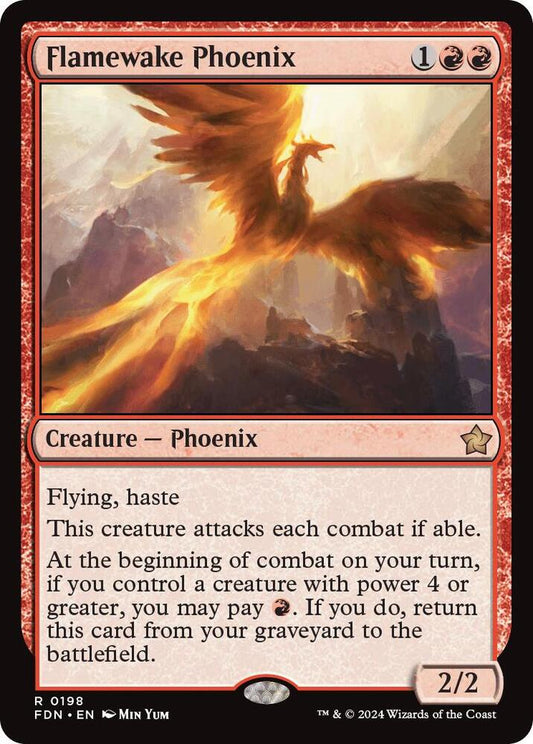 Flamewake Phoenix 198 Rare Foundations NM/M