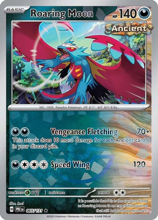 Roaring Moon (Poke Ball Pattern) 065/131 Rare Prismatic Evolutions NM/M