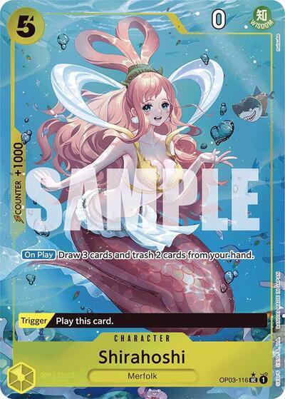 Shirahoshi (Full Art) OP03-116 Uncommon Foil Premium Booster -The Best- NM/M