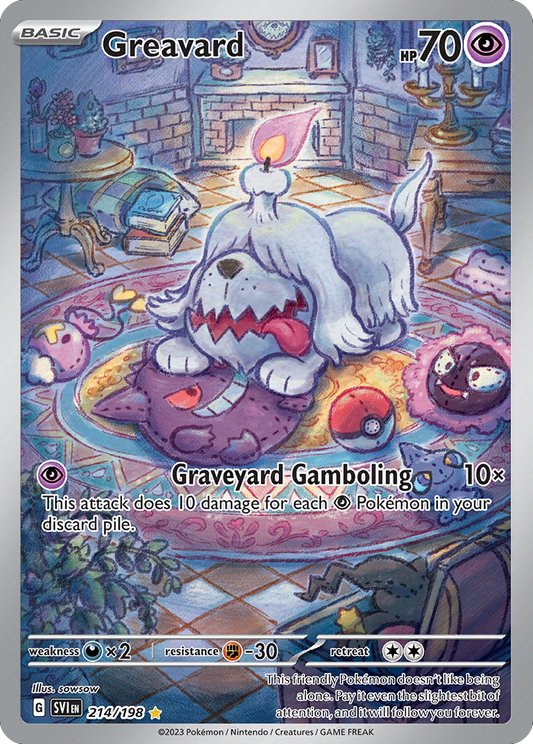 Greavard 214/198 Illustration Rare Scarlet & Violet NM/M