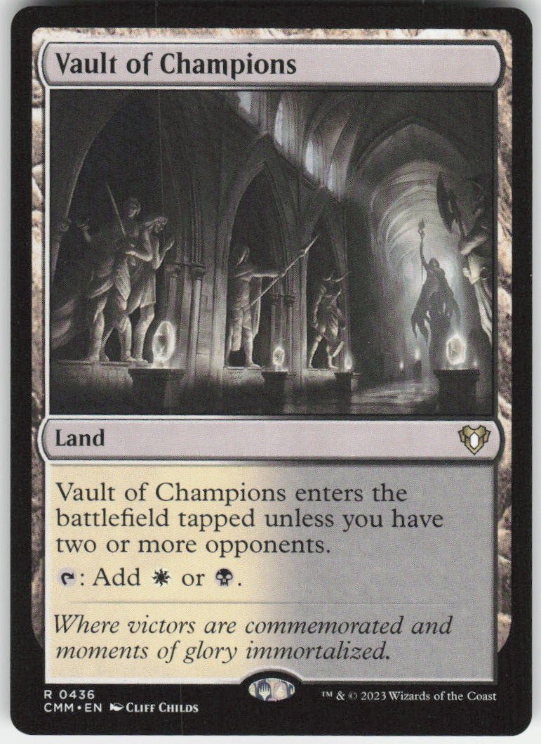 Vault of Champions R Commander Masters 436 NM