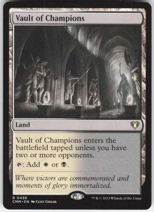 Vault of Champions R Commander Masters 436 NM