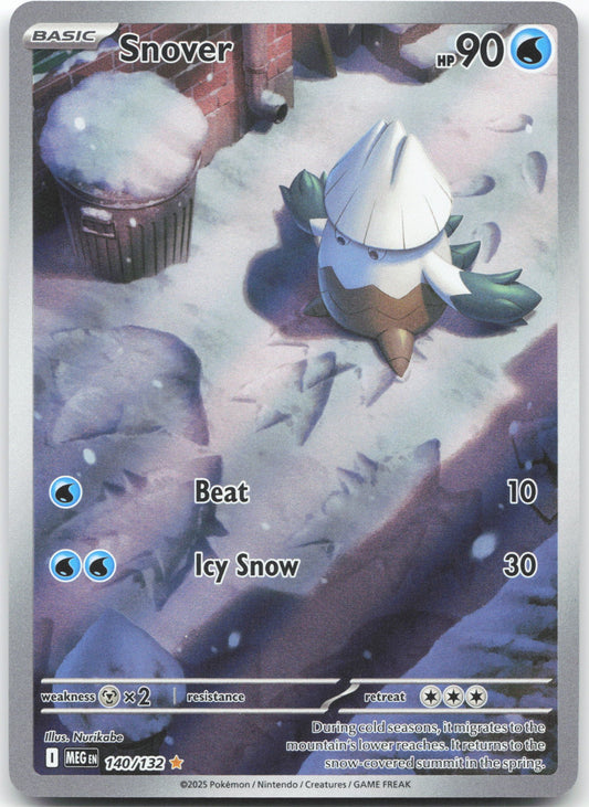 Snover - Illustration Rare ME01: Mega Evolution 140/132 NM