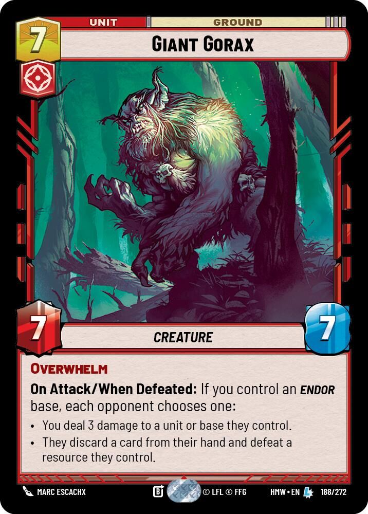 Giant Gorax 188/272 Legendary Homeworlds NM/M
