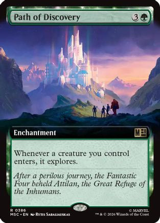 Path of Discovery (Extended Art) 386 Rare Commander: Marvel Super Heroes NM/M