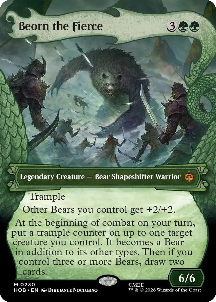 Beorn the Fierce (Showcase) 230 Mythic The Hobbit NM/M