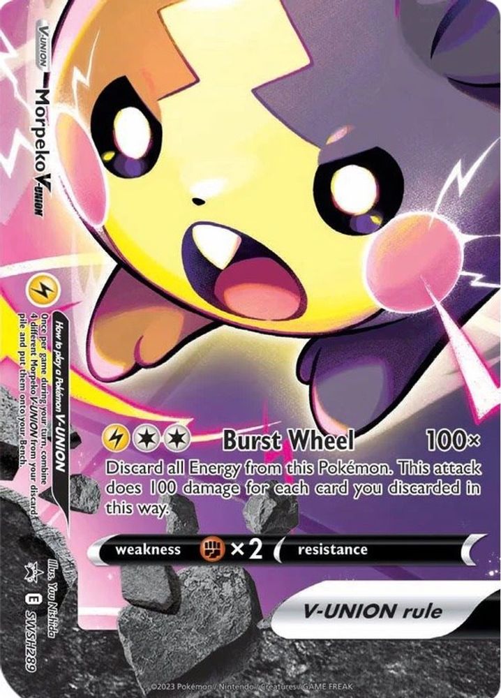 Morpeko V-Union SWSH289 Promo Sword & Shield Promo Holo NM/M