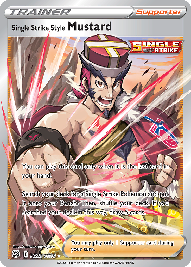 Single Strike Style Mustard TG28/TG30 Brilliant Stars Trainer Gallery NM/M