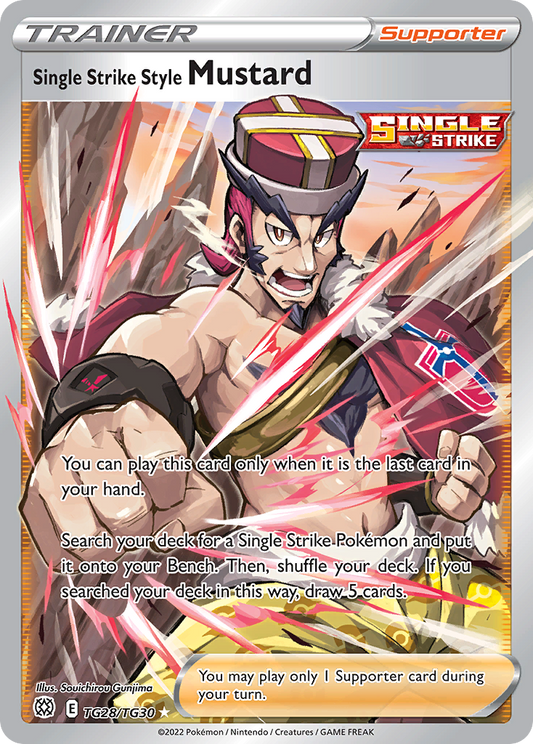 Single Strike Style Mustard TG28/TG30 Brilliant Stars Trainer Gallery NM/M