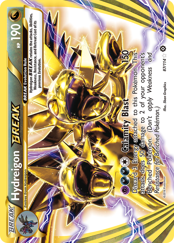 Hydreigon BREAK 87/114 BREAK Rare Steam Siege NM/M