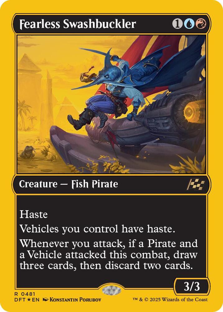 Fearless Swashbuckler (First-Place Foil) 481 Rare Aetherdrift NM/M
