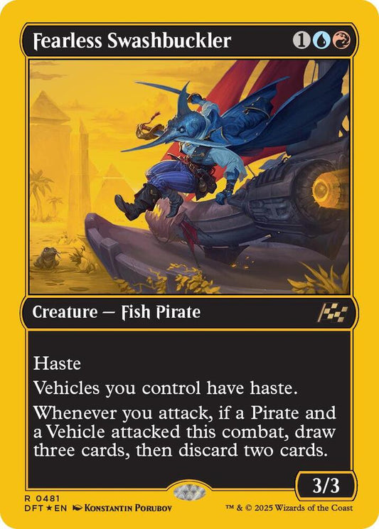 Fearless Swashbuckler (First-Place Foil) 481 Rare Aetherdrift NM/M
