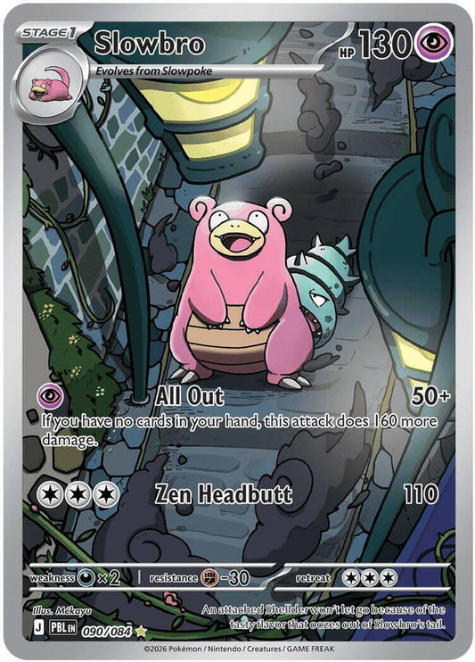 Slowbro 090/084 Illustration Rare Pitch Black NM/M