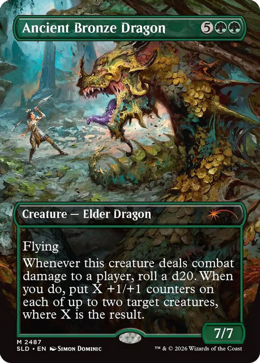Ancient Bronze Dragon 2487 Mythic Foil Secret Lair Drop Series NM/M