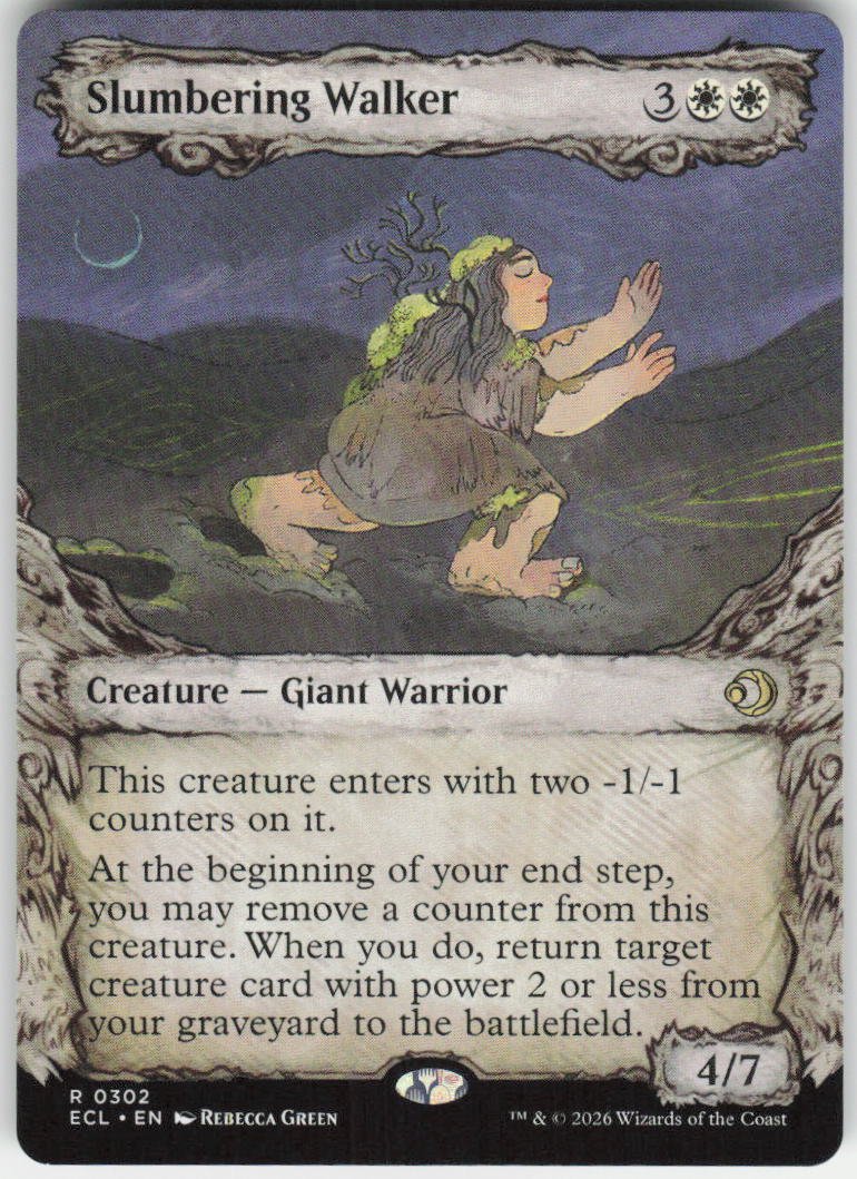 Slumbering Walker (Showcase) R Lorwyn Eclipsed 302 NM