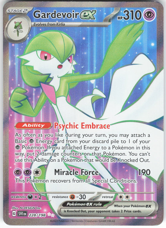 Gardevoir ex - Ultra Rare SV01: Scarlet & Violet Base Set 228/198 NM