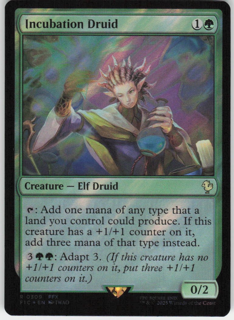Incubation Druid (Surge Foil) R Commander: FINAL FANTASY 309 NM