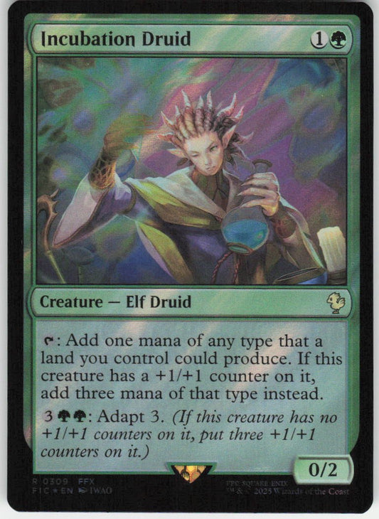 Incubation Druid (Surge Foil) R Commander: FINAL FANTASY 309 NM