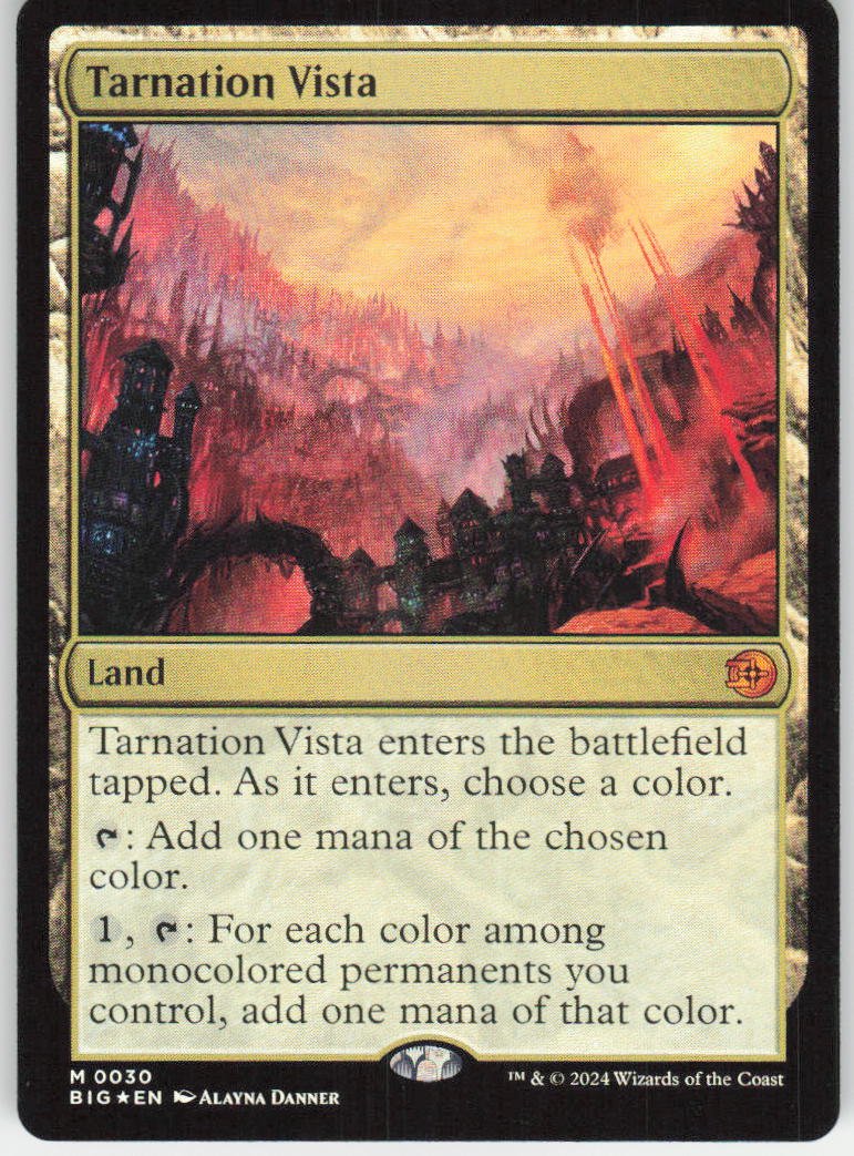 Tarnation Vista (Foil) M Outlaws of Thunder Junction: The Big Score 30 NM