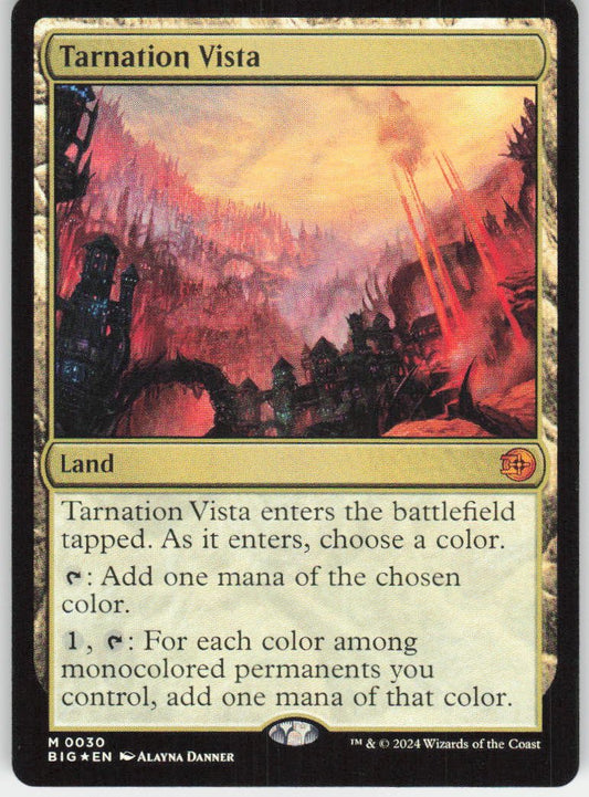 Tarnation Vista (Foil) M Outlaws of Thunder Junction: The Big Score 30 NM
