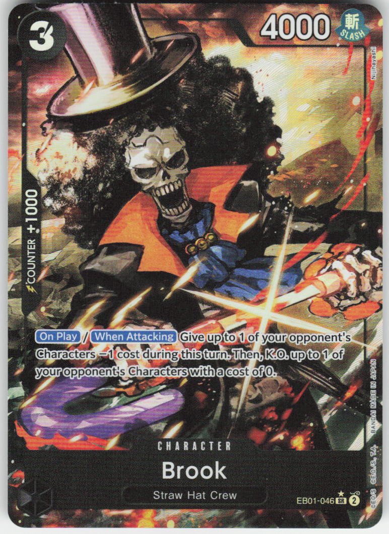 Brook (046) (Alternate Art) SR Extra Booster: Memorial Collection EB01-046 NM