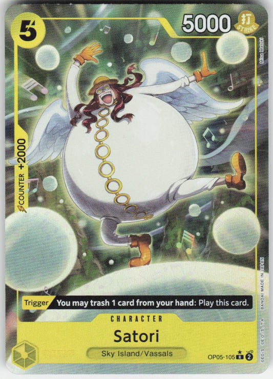 Satori (Full Art) R Premium Booster -The Best- OP05-105 NM