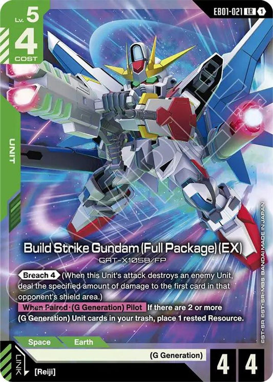Build Strike Gundam (Full Package) (EX) EB01-021 LR Eternal Nexus NM/M