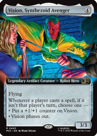 Vision, Synthezoid Avenger (Extended Art) 460 Commander: Marvel Super Heroes NM/M