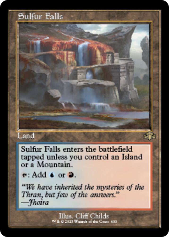 Sulfur Falls (Retro Frame) 400 Rare Dominaria Remastered NM/M