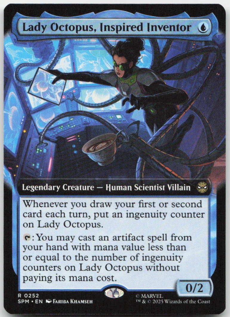 Lady Octopus, Inspired Inventor (Extended Art) R Marvel's Spider-Man 252 NM