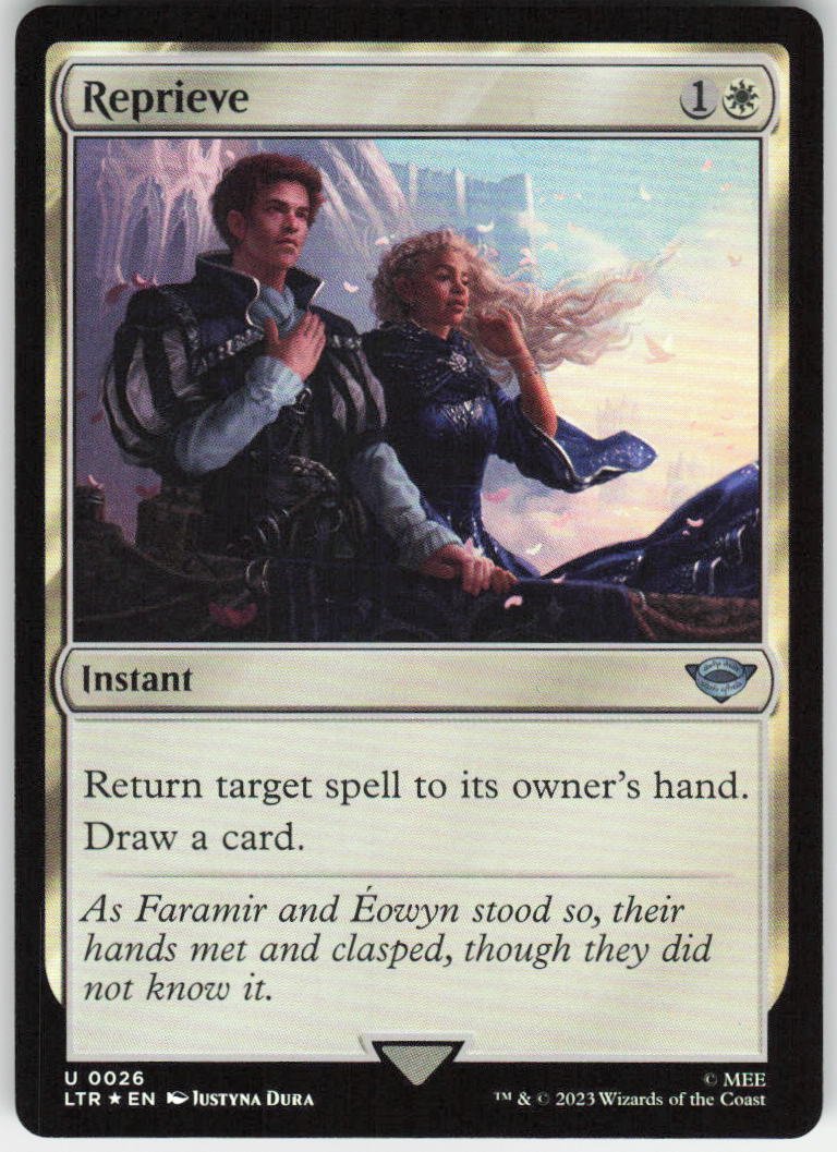 Reprieve U Universes Beyond: The Lord of the Rings: Tales of Middle-earth 26 NM