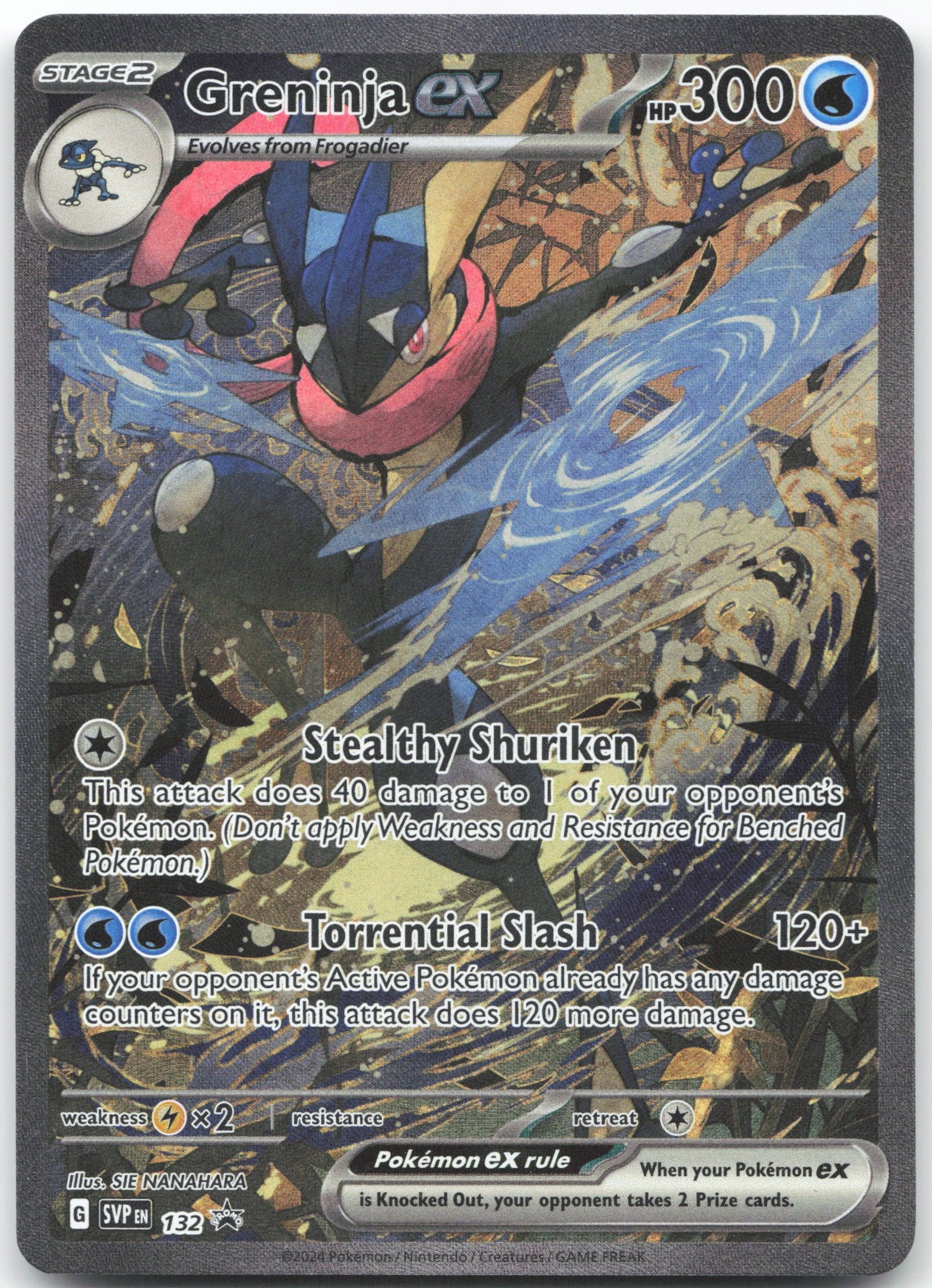 Greninja ex - Promo SV: Scarlet & Violet Promo Cards 132 NM