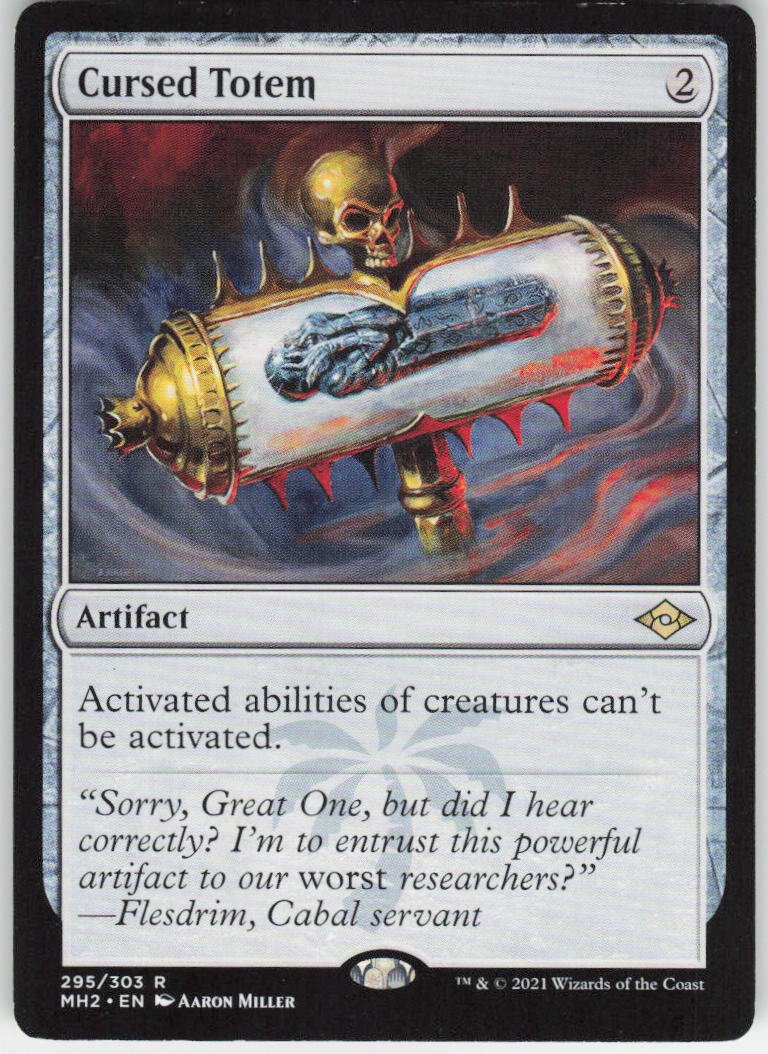 Cursed Totem R Modern Horizons 2 295 NM