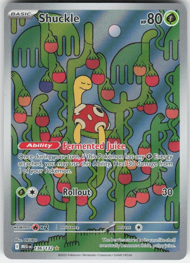 Shuckle - Illustration Rare ME01: Mega Evolution 136/132 NM