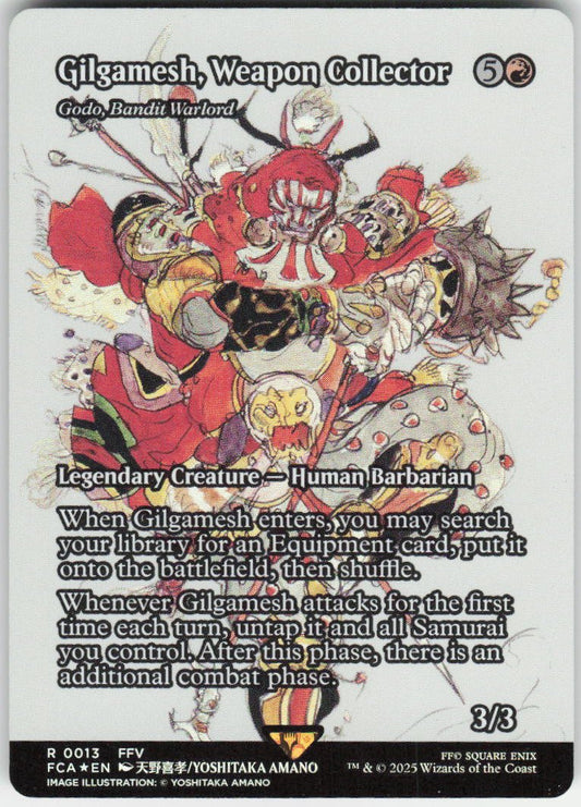 Gilgamesh, Weapon Collector - Godo, Bandit Warlord (Showcase) R FINAL FANTASY: Through the Ages 13 NM