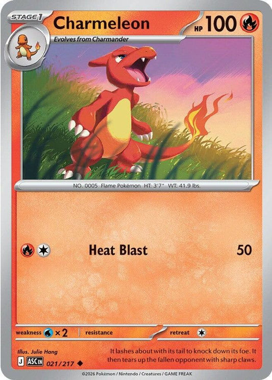 Charmeleon 021/217 Uncommon Ascended Heroes NM/M