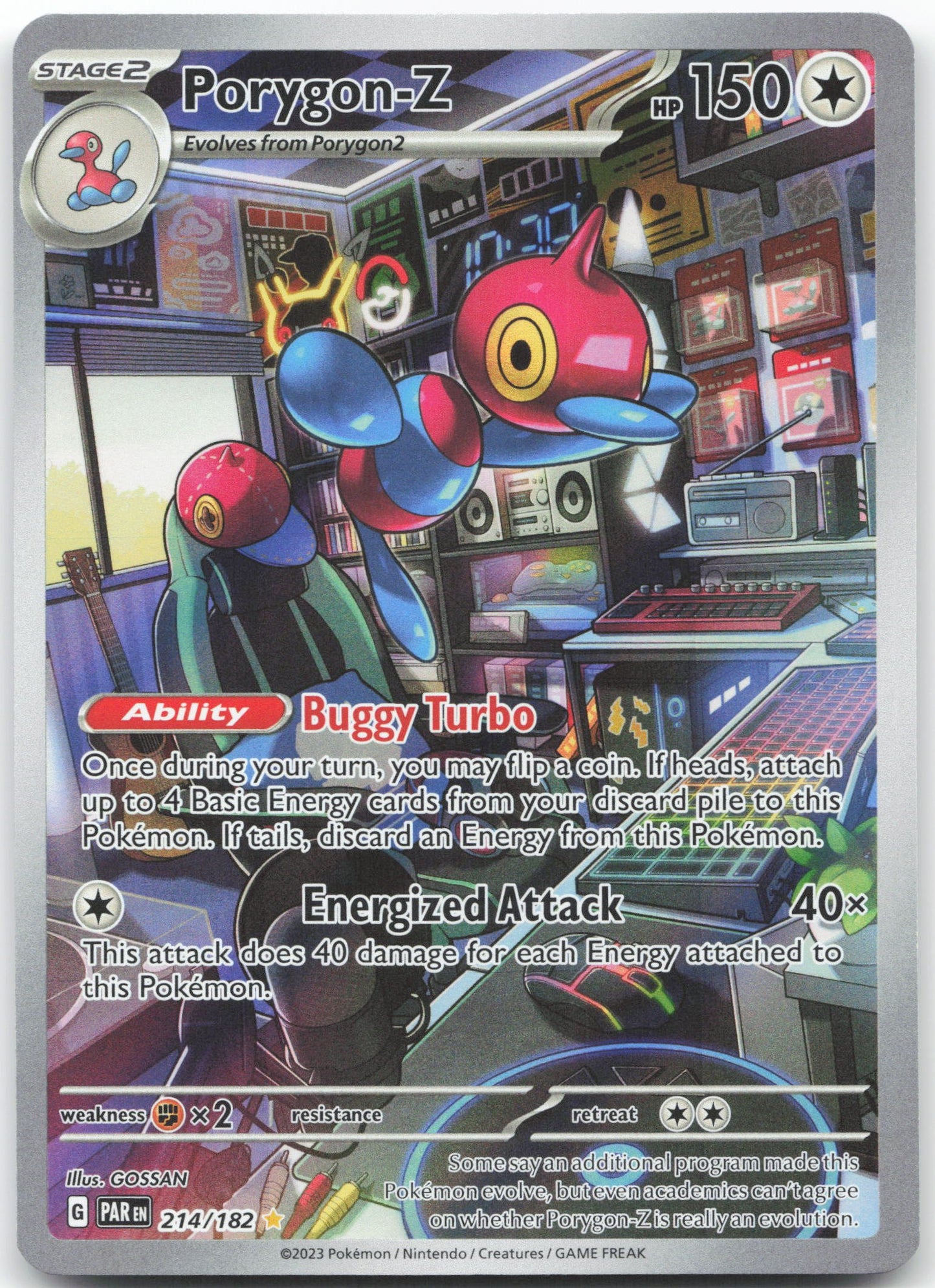 Porygon-Z - Illustration Rare SV04: Paradox Rift 214/182 NM