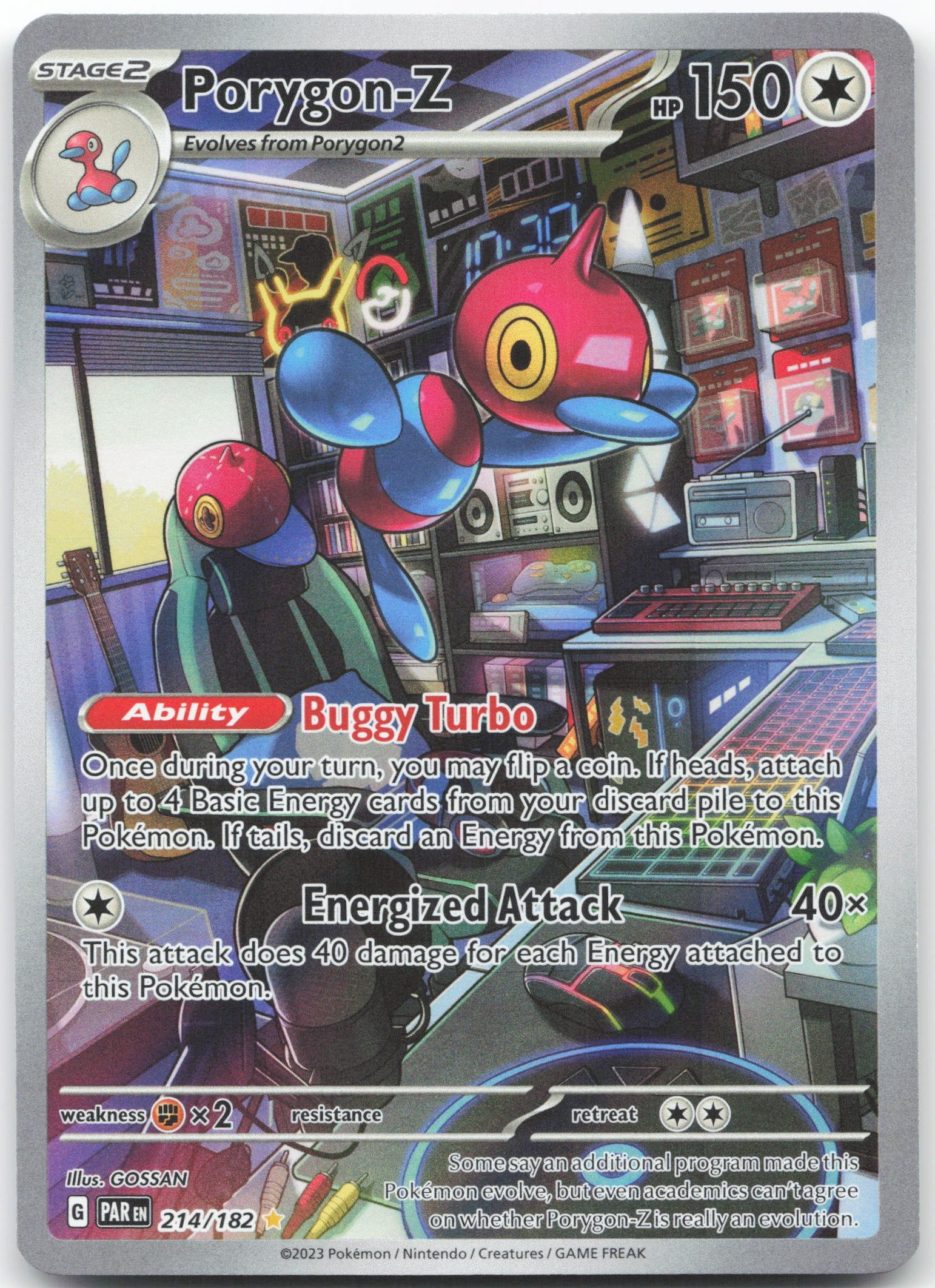 Porygon-Z - Illustration Rare SV04: Paradox Rift 214/182 NM
